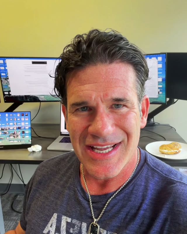 Eric Beer at his desk
