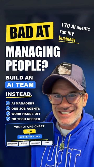 Bad at managing people? Build an AI team instead with Claude